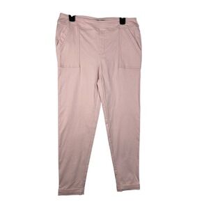 Soho Apparel Ltd. Pink Casual Pants Stretch Career Trousers Women's L